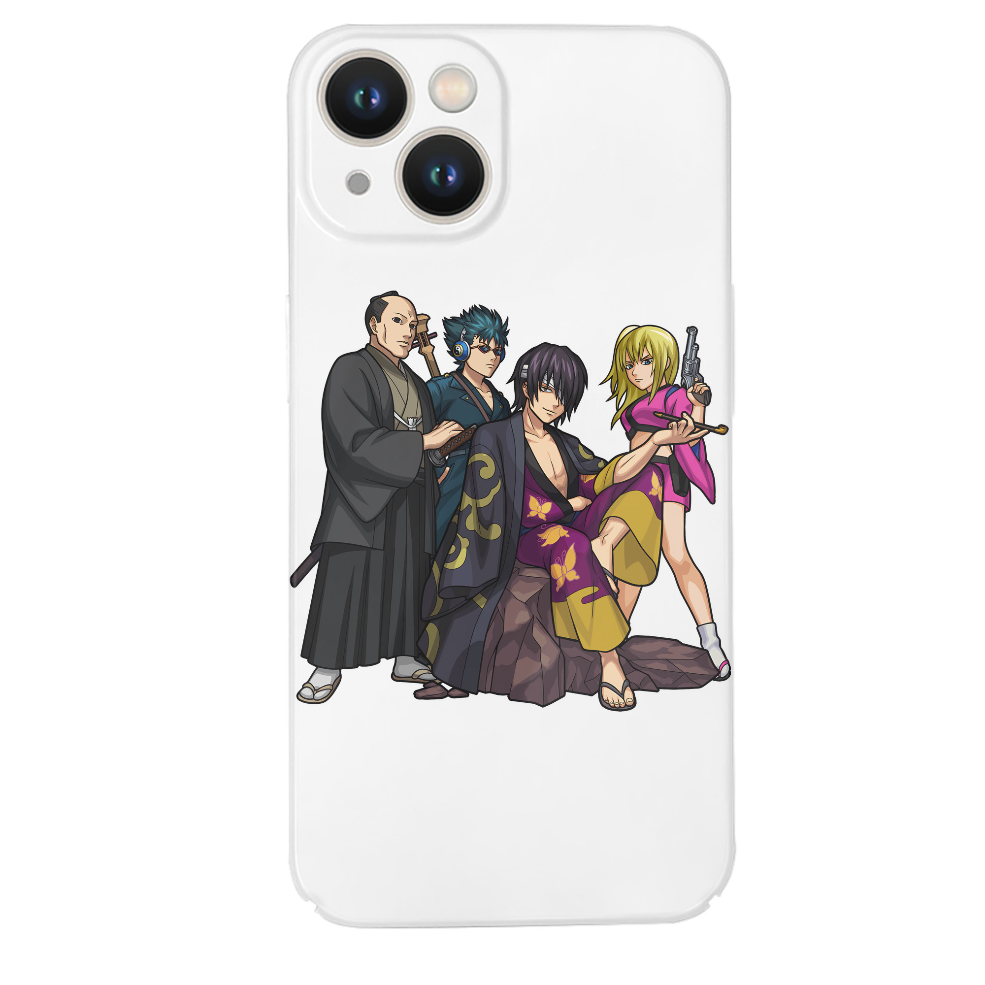 （画像用） ぎんたま 坂田銀時（さかたぎんとき） 神楽 志村新八（しむら しんぱち） GINTAMA Sakata Gintoki Kagura Shimura Shinpachi 【iPhone 14シリーズ対応】ハードケース
